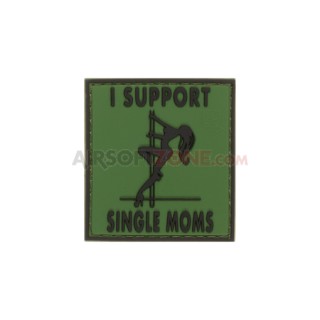 PATCH CAUCIUC - MESAJ I SUPPORT SINGLE MUMS - FOREST