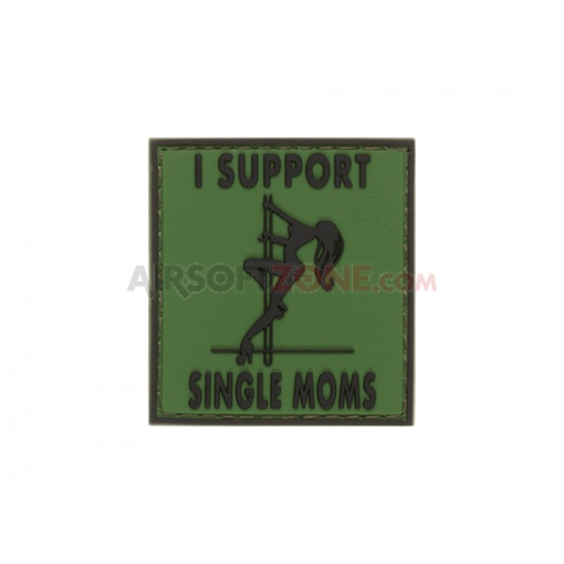 PATCH CAUCIUC - MESAJ I SUPPORT SINGLE MUMS - FOREST