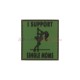 PATCH CAUCIUC - MESAJ I SUPPORT SINGLE MUMS - FOREST