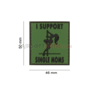 PATCH CAUCIUC - MESAJ I SUPPORT SINGLE MUMS - FOREST PATCH CAUCIUC - MESAJ I SUPPORT SINGLE MUMS - FOREST
