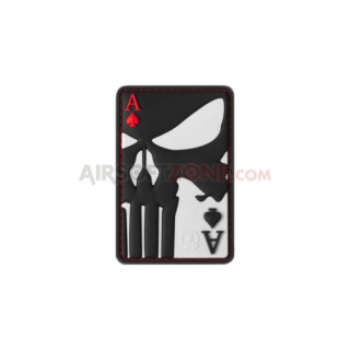 PATCH CAUCIUC PUNISHER ACE OF SPADES - COLOR