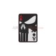 PATCH CAUCIUC PUNISHER ACE OF SPADES - COLOR