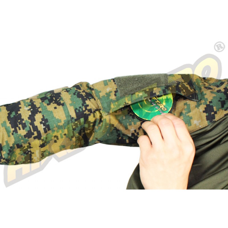 MAGLIA MODELLO WARRIOR WOODLAND DIGITAL