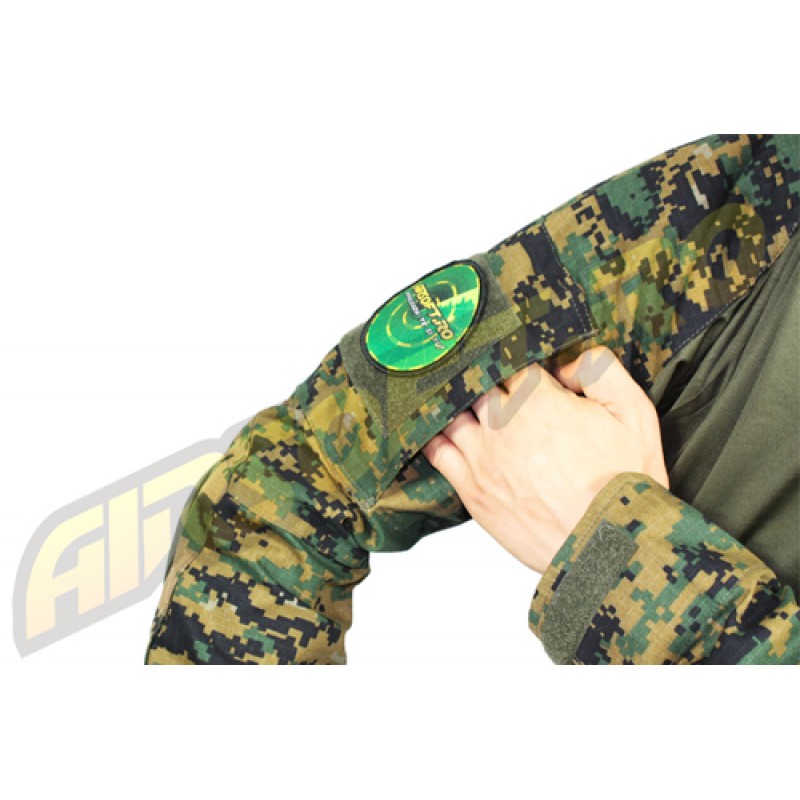 MAGLIA MODELLO WARRIOR WOODLAND DIGITAL