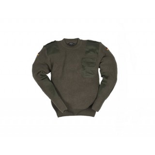 GERMAN SWEATER BUNDESWEHR - OLIV GERMAN SWEATER BUNDESWEHR - OLIV