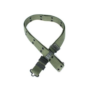TROUSERS BELT WITH METALLIC HOOK (OLIVE - 30MM) TROUSERS BELT WITH METALLIC HOOK (OLIVE - 30MM)