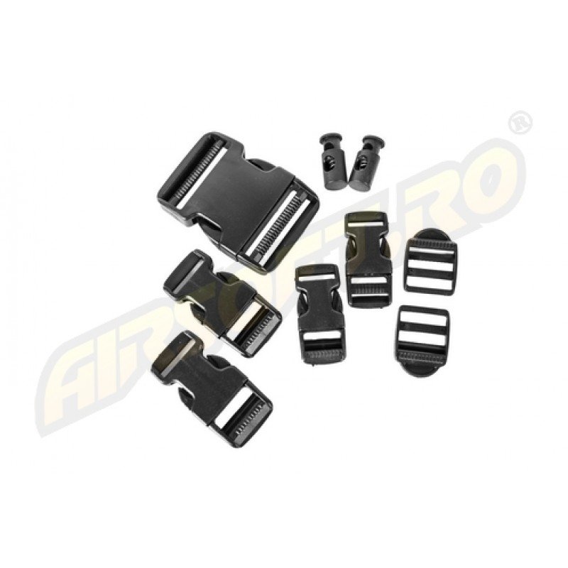 SET DE 9 CATARAME SI INCHIZATORI - NEGRU