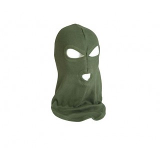 BALACLAVA OLIV - 3 HOOLS BALACLAVA OLIV - 3 HOOLS