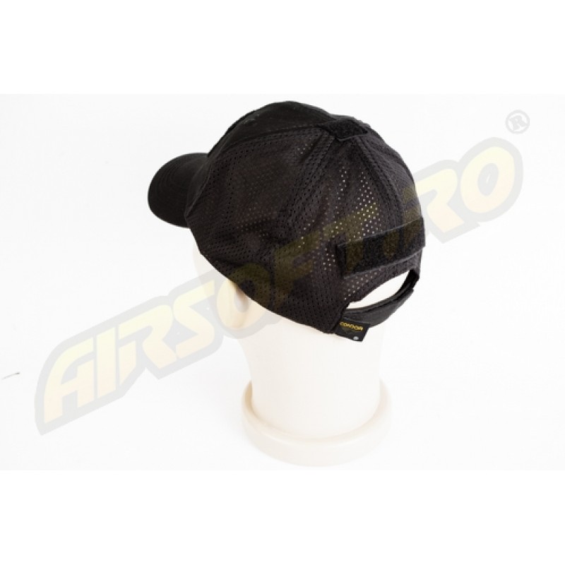 MESH TACTICAL CAP - BLACK