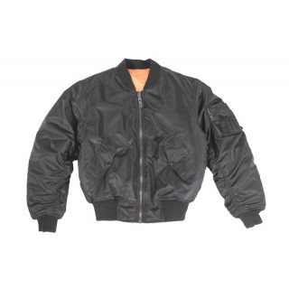 GIUBBOTTO IMBOTTITO MODELLO US-MA1 - NERO GIUBBOTTO IMBOTTITO MODELLO US-MA1 - NERO