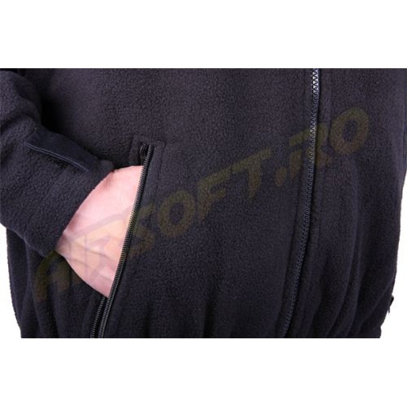 GIACCA MODELLO FLEECE SECURITY NERA