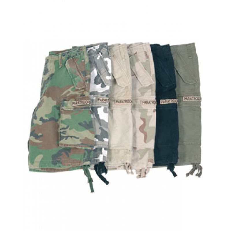 PANTALONCINI MODELLO PARATROOPER (OLIVA)