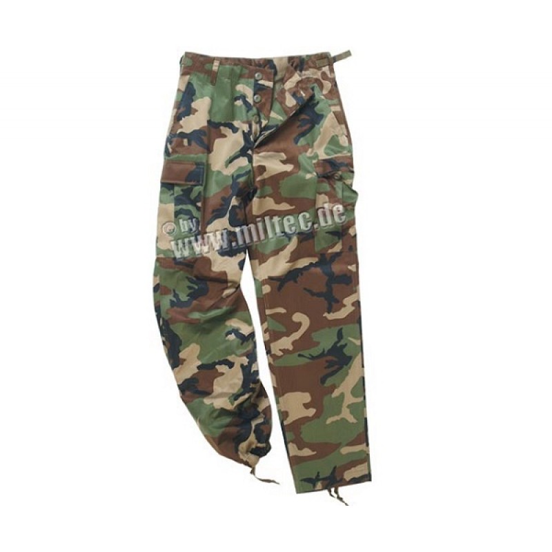 CAMOUFLAGE TROUSERS MODEL US-BDU RANGER (WOODLAND) CAMOUFLAGE TROUSERS MODEL US-BDU RANGER (WOODLAND)