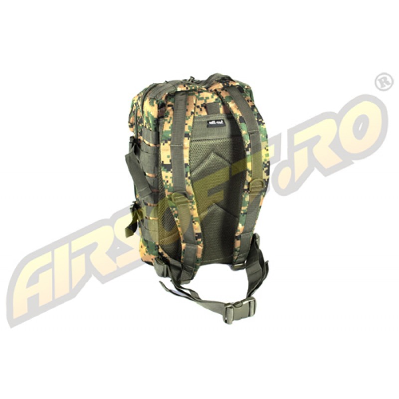 ASSAULT BACKPACK WOODLAND DIGITAL MODEL US- ASSAULT BACKPACK WOODLAND DIGITAL MODEL US-