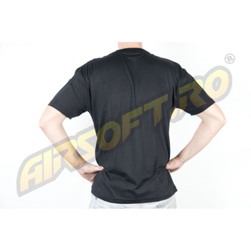 SWAT black shirt with print