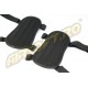 FOREARM PROTECTION SET WITH METAL INSERT