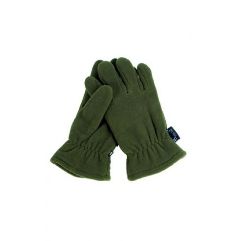 GUANTI FLEECE VERDE OLIVA