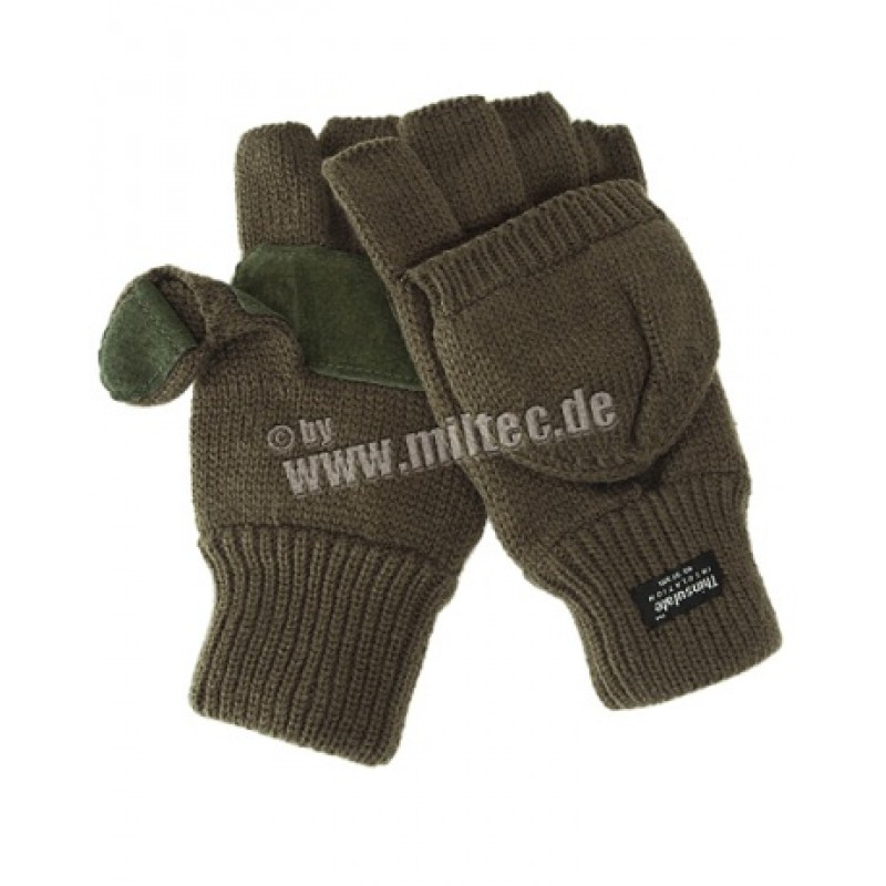 ACRYLIC GLOVES - OLIV
