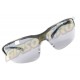 BLACK LENS PROTECTIVE GLASSES WITH ADJUSTABLE TEMPLATES