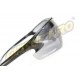 BLACK LENS PROTECTIVE GLASSES WITH ADJUSTABLE TEMPLATES