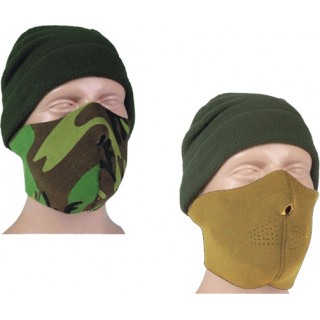NEOPRENE PROTECTION MASK - BLACK / WOODLAND