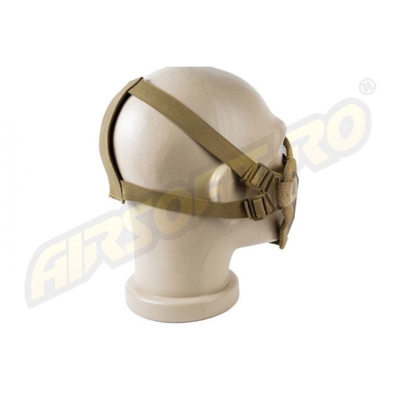 Metal mesh mask - TAN