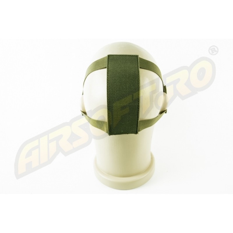 Metal mesh mask, OD Green