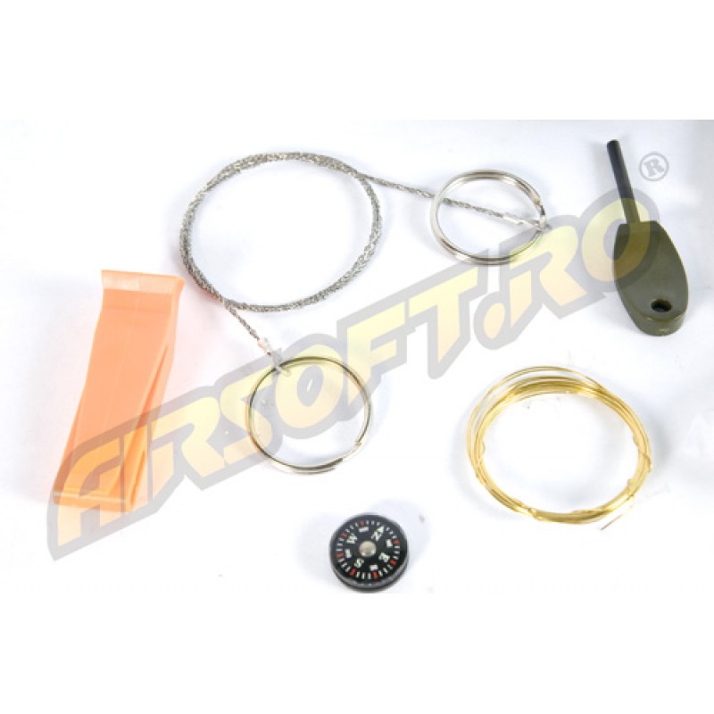MIL-TEC SURVIVAL KIT - PLASTIC BOX - SMALL