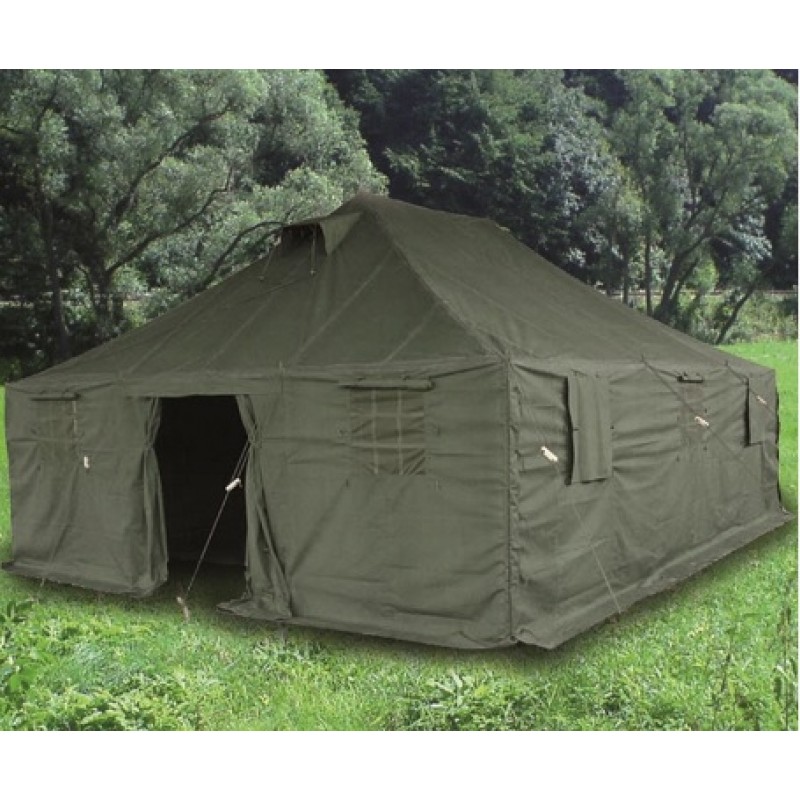 OD ARMY TENT - POLYESTER - 6X5X3.2X1.75M