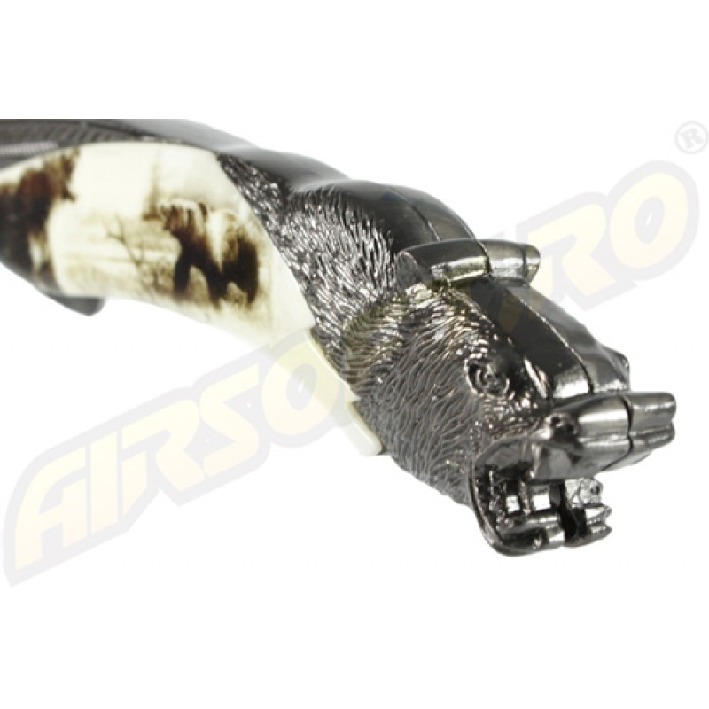 ENGRAVED KNIFE - BEAR HEAD