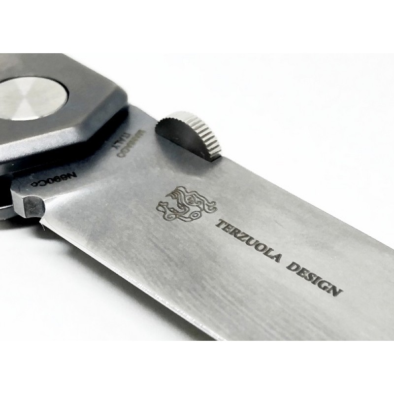 FOX KNIVES POCKET KNIFE - DESIGN BOB TERZUOLA - GREY
