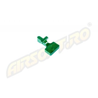 RETRO ARMS BOLT CATCH IN CNC PER SERIE AR-15/M4 - TIPO B - VERDE RETRO ARMS BOLT CATCH IN CNC PER SERIE AR-15/M4 - TIPO B - VERDE
