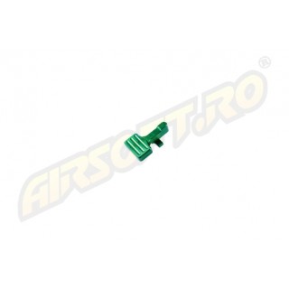 RETRO ARMS BOLT CATCH IN CNC PER SERIE AR-15/M4 - TIPO B - VERDE RETRO ARMS BOLT CATCH IN CNC PER SERIE AR-15/M4 - TIPO B - VERDE