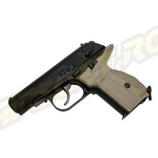 KSC PISTOLA SOFTAIR MAKAROV PMG - TAN - A GAS SCARRELLANTE (GBB)