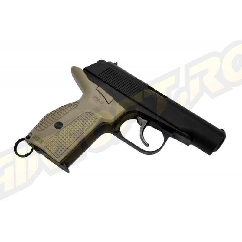 KSC PISTOLA SOFTAIR MAKAROV PMG - TAN - A GAS SCARRELLANTE (GBB)