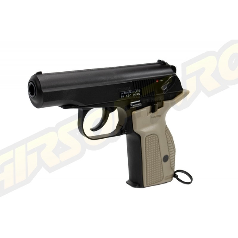 KSC PISTOLA SOFTAIR MAKAROV PMG - TAN - A GAS SCARRELLANTE (GBB)