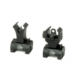 FLIP-UP FRONT SIGHT SI REAR SIGHT PENTRU SERIA M16 - BLACK