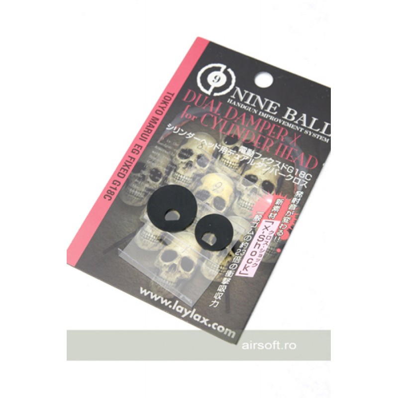 NINE BALL ADHESIVE DAMPERS FOR G18C/M93R