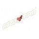 RETRO ARMS BOLT CATCH IN CNC PER SERIE AR-15/M4 - TIPO B - ROSSO