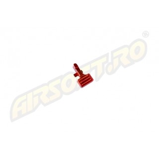 RETRO ARMS BOLT CATCH IN CNC PER SERIE AR-15/M4 - TIPO B - ROSSO RETRO ARMS BOLT CATCH IN CNC PER SERIE AR-15/M4 - TIPO B - ROSSO
