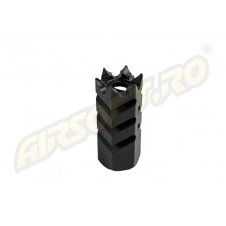 EVOLUTION SOFTAIR SPEGNIFIAMMA/FLASH HIDER - MODELLO SHARK - 14MM - CCW EVOLUTION SOFTAIR SPEGNIFIAMMA/FLASH HIDER - MODELLO SHARK - 14MM - CCW