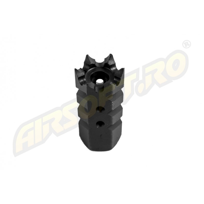 EVOLUTION SOFTAIR SPEGNIFIAMMA/FLASH HIDER - MODELLO SHARK - 14MM - CCW