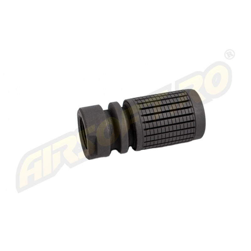 EVOLUTION SOFTAIR SPEGNIFIAMMA/FLASH HIDER - CNC STEEL KNIGTH - 14MM - CCW