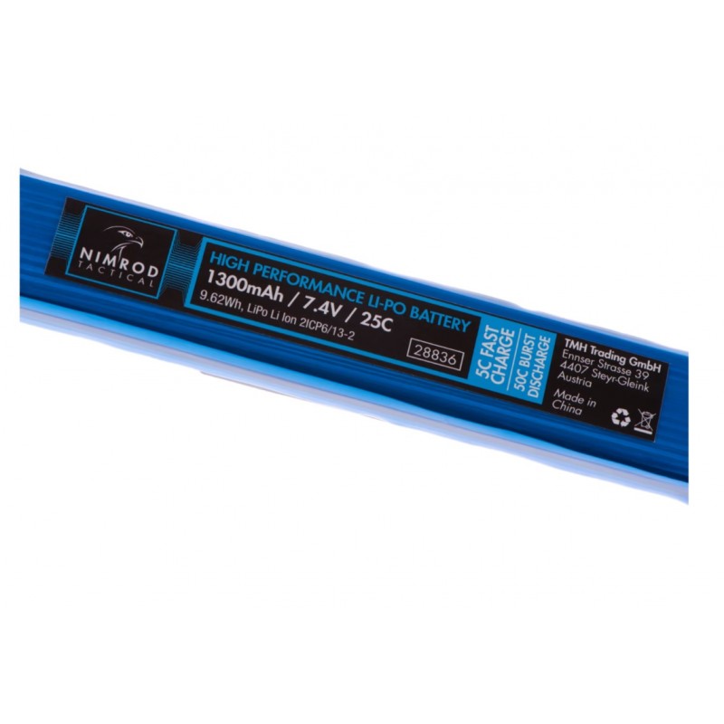LI-PO - BATTERIA 7.4V - 1300 MAH - 25C