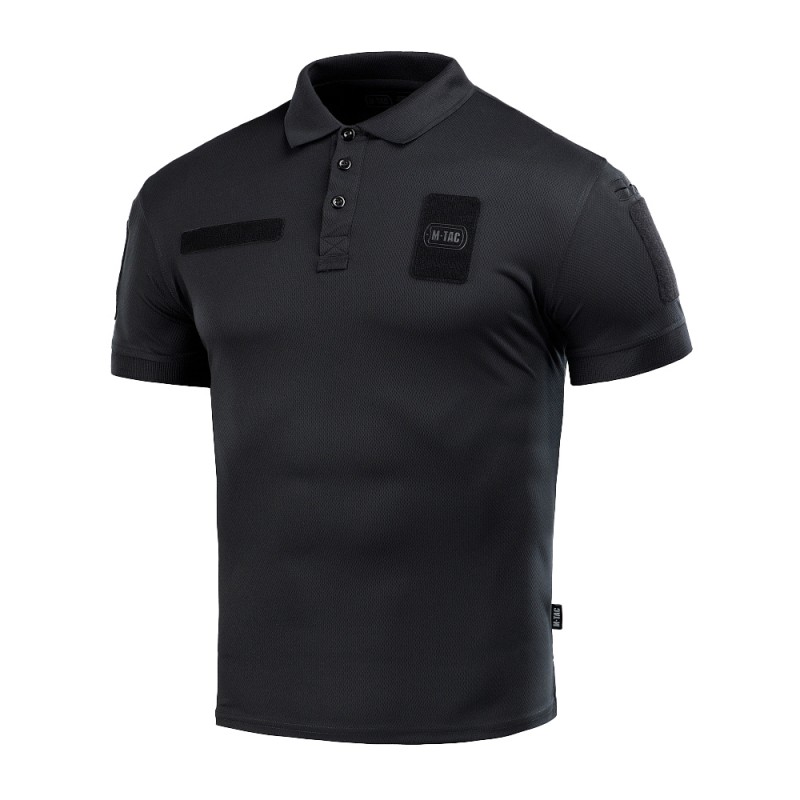 TRICOU POLO ELITE TACTICAL COOLMAX - BLACK