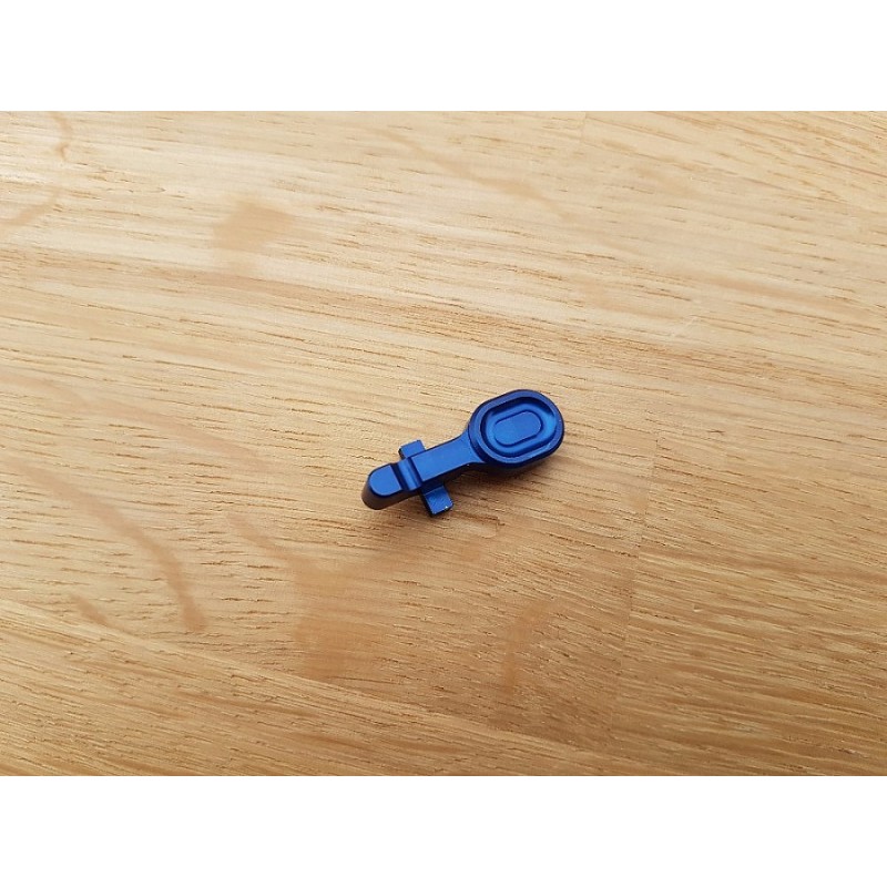 RETRO ARMS BOLT CATCH FOR M4/AR-15 SERIES - CNC - TYPE A - BLUE