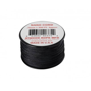 ELIKON-TEX PARACHUTE NANO CORD - 91M / 300FT - BLACK ELIKON-TEX PARACHUTE NANO CORD - 91M / 300FT - BLACK