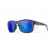 OCHELARI MODEL TREK - LENSES CAPTIVATE POLARIZED BLUE MIRROR - FRAME GLOSS CRYSTAL DARK GREY