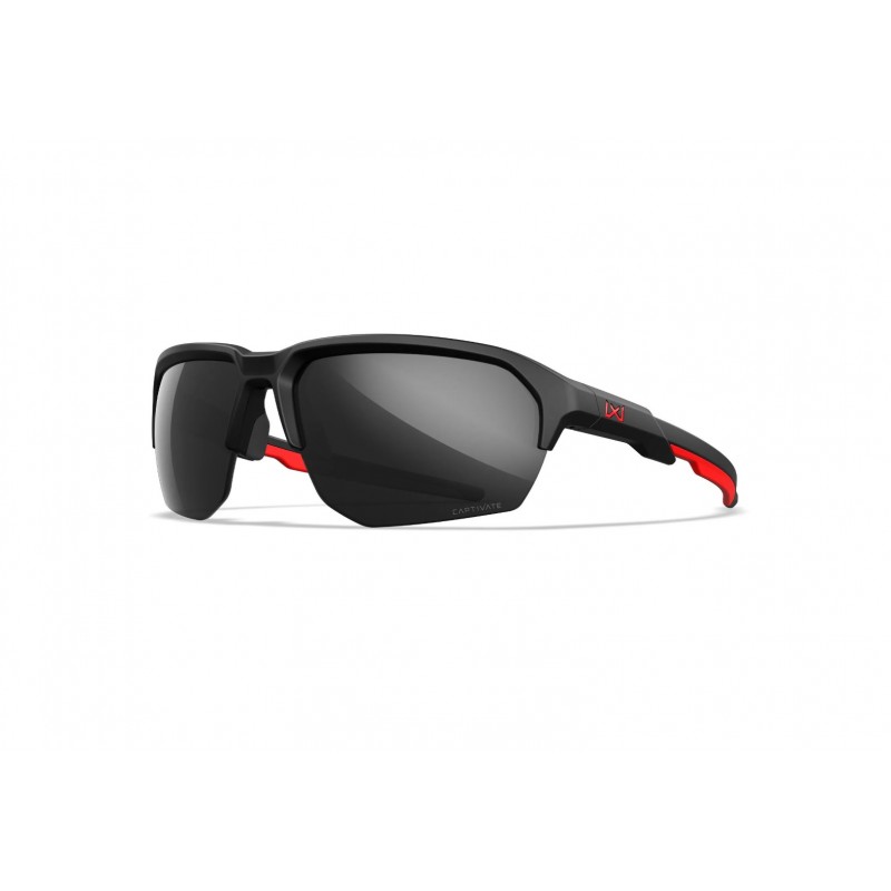 OCCHIALI JAKL AMERICAN SNIPER SIGNATURE SERIES - SPECCHIO NERO CAPTIVATE/MONTATURA NERO OPACO/ROSSO