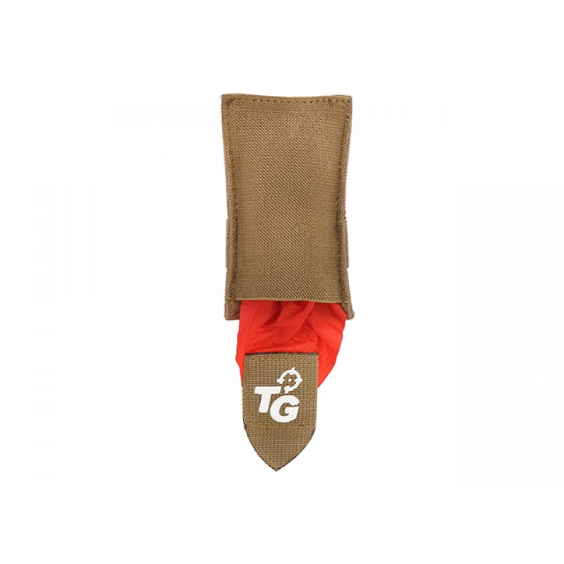 TG AIRSOFT POUCH/TASCA COLPITO STRACCIO ROSSO - COYOTE